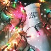 Kalėdinės kojinės su užrašu KALĖDOS TEN, KUR TU