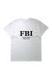Marškinėliai su užrašu FBI female body inspector, 2 spalvos